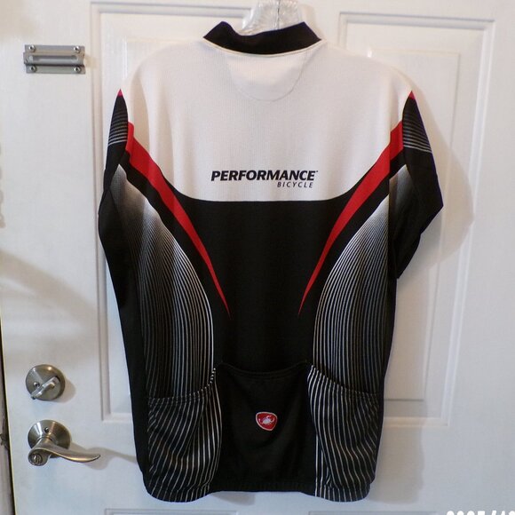 CASTELLI CYCLING PERFORMANCE SHORT SLEEVE FULL ZIPPERED BICYCLE JERSEY - Picture 2 of 7